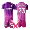 Aston Villa Emiliano Martinez #23 Keeper Tredjedraktsett Barn 2025-26 Kortermet (+ korte bukser)